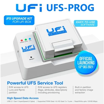 2023 UFI UFS PROG UFS-Prog UFS ToolBox (UFS-153, UFS-254) Адаптер для розетки UFS 2в1 с коробкой ufi