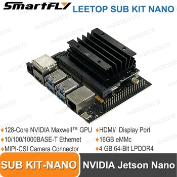Leetop sub kit nano nvidia jetson nano B01 core board комплект платы для разработки материнской платы 128-ядерный четырехъядерный процессор Maxwell ARM A57