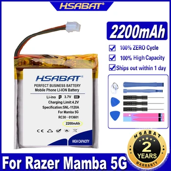 Аккумулятор HSABAT mouse 5G Mamba 2200mAh для Razer mouse 5G Mamba Batteries