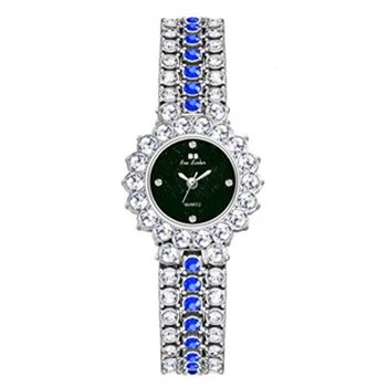 Женские многофункциональные часы-браслет со сверкающим указателем и ювелирной пряжкой для рождественского подарка на День Святого Валентина SNO88