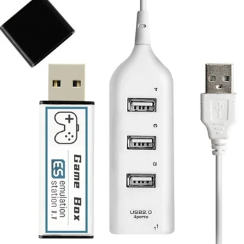 Игровой USB-накопитель Игровая приставка с USB-концентратором Совместима с консолями Genesis Mini/Sega MD Поддержка мгновенного архивирования