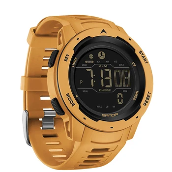 Мужские электронные часы UTHAI L25 Калориметр Будильник 50 м Водонепроницаемые многофункциональные смарт-часы в спортивном стиле с противоударным покрытием