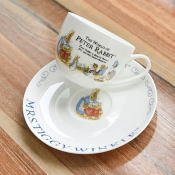 Новейшие европейские керамические кофейные кружки с мультяшным кроликом, молочные кружки, чайные чашки